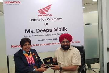 Feciliation Ceremony of Ms. Deepa Malik